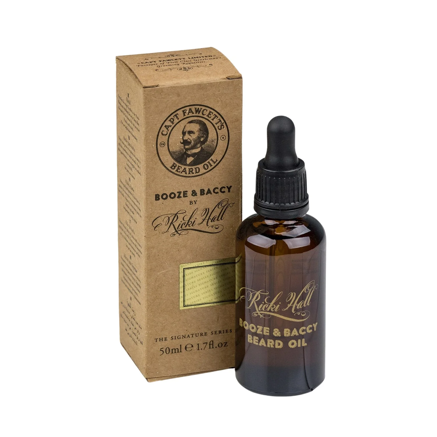 Captain Fawcett's Ricki Hall's Booze & Baccy Beard Oil