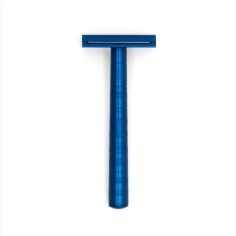 Henson Safety Razor Aluminum Steel Blue - Image 2