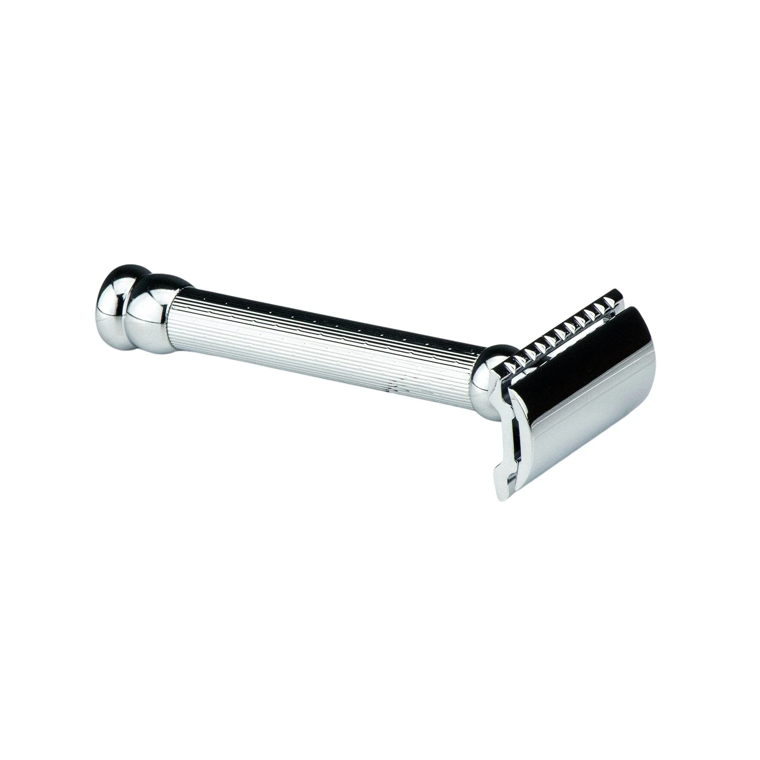 Merkur Engine-Turned Handle 47C DE Safety Razor